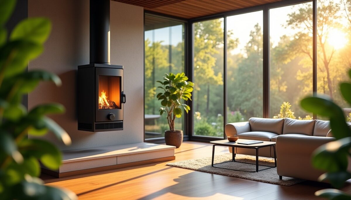 Poêle suspendu : quand design contemporain rime avec efficacité thermique