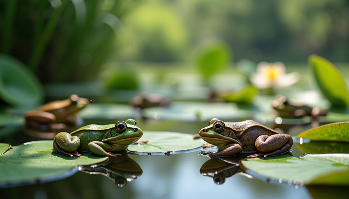 Que mangent les grenouilles dans un bassin ? Guide complet de leur alimentation