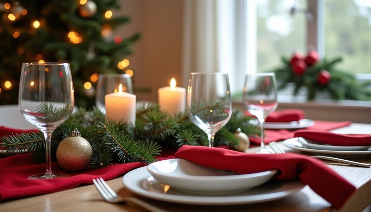 Créer une table de Noël chic et raffinée sans dépasser votre budget