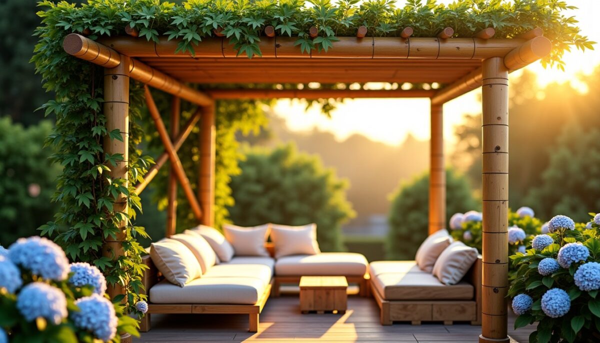 Pergola en bambou : le guide essentiel pour choisir et installer parfaitement votre espace d’extérieur